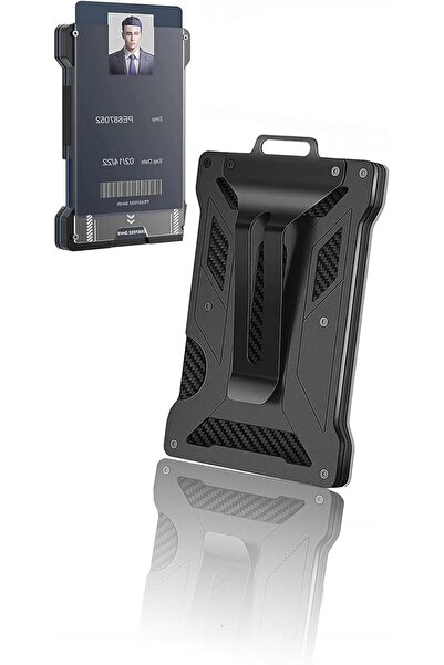 Arabest Men's Ultra-Thin RFID Aluminum Metal Wallet,Slim Card Bag with Money ...