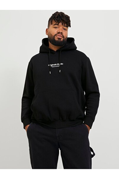 Jack & Jones Plus Kapuzenpullover Plus Size Gedruckt Kapuzenpullover
