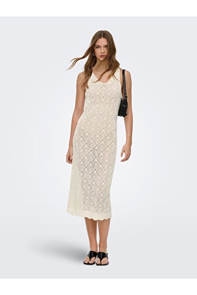 ONLY Πλεκτό φόρεμα ONLSUNFLOWER μίντι