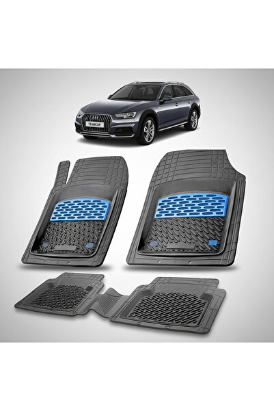 TEAMCAR Πατάκια δαπέδου συμβατά με Audi A4 B9 Allroad 2016-2024 |   Μπλε