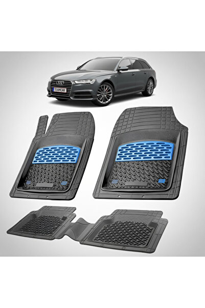 TEAMCAR Συμβατά πατάκια δαπέδου για Audi A6 C7 Avant Estate 2011-2018 |   Μπλε