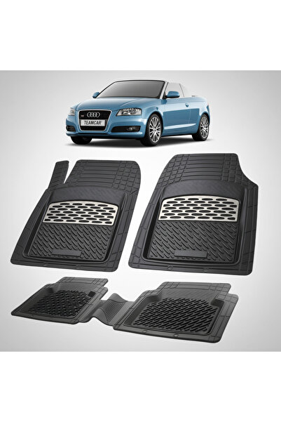 TEAMCAR Συμβατά πατάκια δαπέδου για Audi A3 8P Cabriolet 2008-2013 |   Ασήμι
