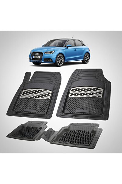 TEAMCAR Audi A1 8X Χάτσμπακ 5-θυρο Συμβατά Πατάκια Δαπέδου 2010-2018 |   Ασήμι