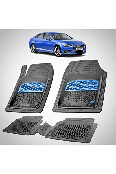 TEAMCAR Συμβατά πατάκια δαπέδου για Audi A4 B9 Sedan 2016-2024 |   Μπλε