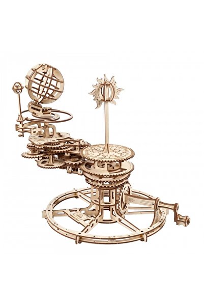 Ugears 3D Puzzle, Mechanical Tellurion, Ugears, wood, 249 pieces