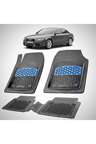 TEAMCAR Συμβατά πατάκια δαπέδου για Audi A4 B8 Sedan 2008-2015 |   Μπλε
