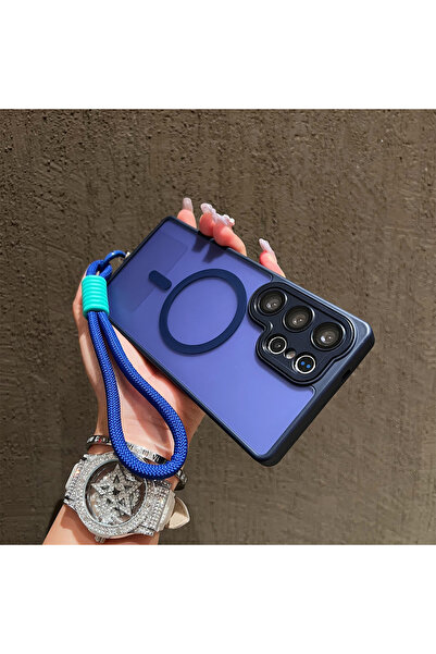 Choice95 غطاء شحن لاسلكي ماج سيف جديد لهاتف جالاكسي S26 ألترا الأزرق، متوافق ...