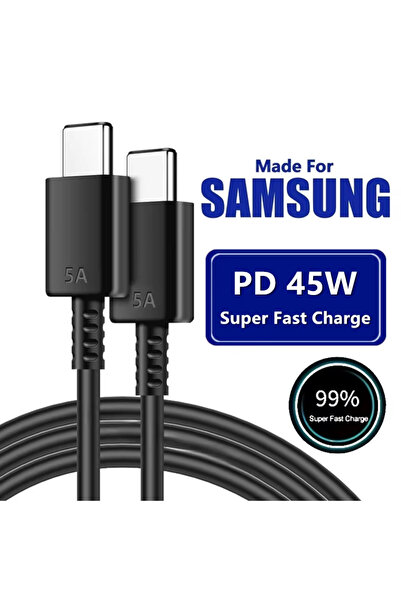 choice2 كابل شحن فائق السرعة مزدوج USB-C أسود بطول 2 متر، 5 أمبير PD، 45 واط،...