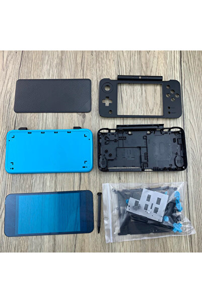 choice2 غلاف كامل أزرق اللون مع زر W لجهاز نينتندو NEW 2DS XL LL، غلاف بديل ل...