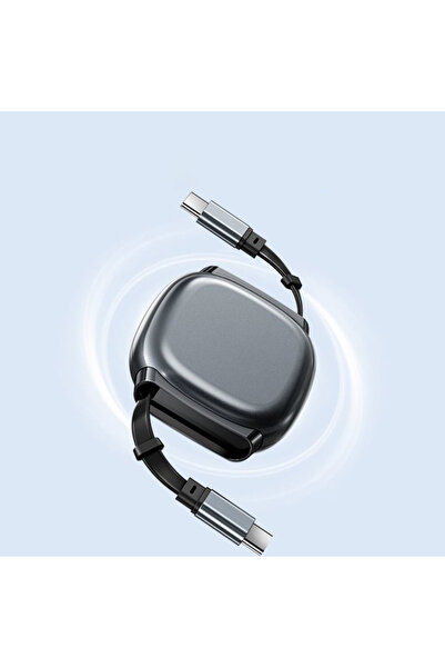 Choice 1m black 100W 6A Super Fast Charge Type-C Retractable Cable 1M USB Cha...
