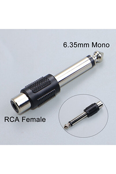Choice3 BSN 6.35 Mono-RCA F 2PCS 3.5mm Audio Stereo To RCA Female Jack 6.35mm...