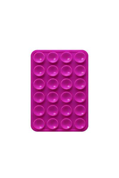 Choice3 Dark Pink Double Side Silicone Suction Pad For Mobile Phone Fixture S...