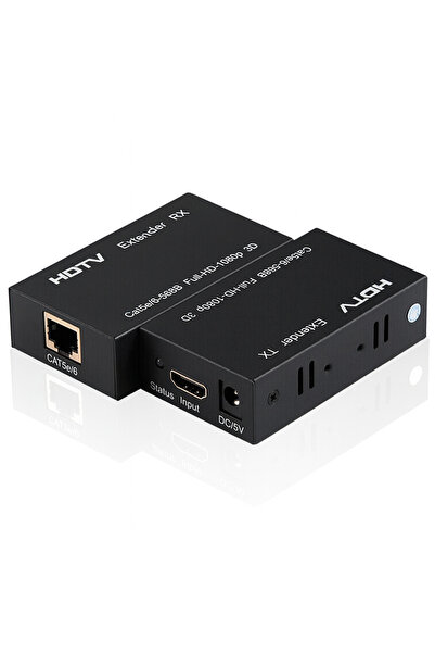 Choice kebidumei EU Plug black 60M HDMI-compatible Extender RJ45 Ports Networ...