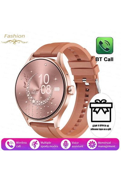 Choice7 ساعة ذكية جديدة Golden A0020 2026 للنساء والرجال مع ميزة الاتصال عبر ...