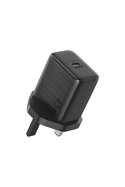 oraimo شاحن 45 واط مع كابل من النوع C إلى C - باورجان 451 - أسود