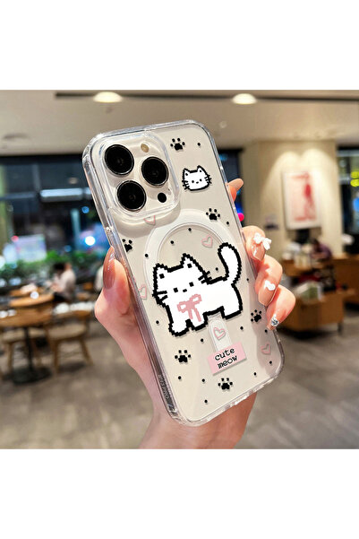 Choice Galaxy S25 BD82 Cute Cat For Magsafe Wireless Charger Case For A56 A16...