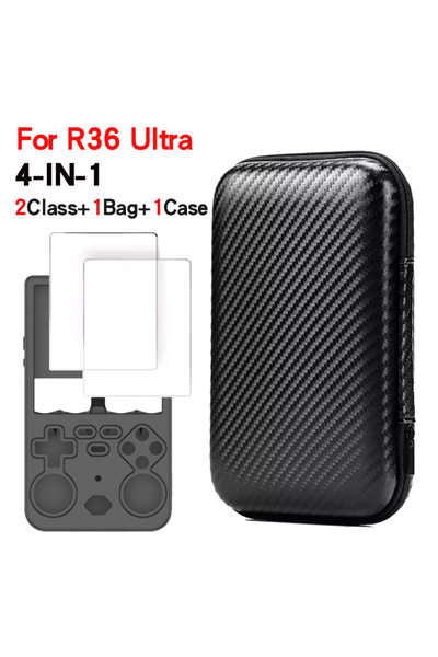 Choice Stripe 2Class 1Case For R36 Ultra game console storage bag EVA hard sh...