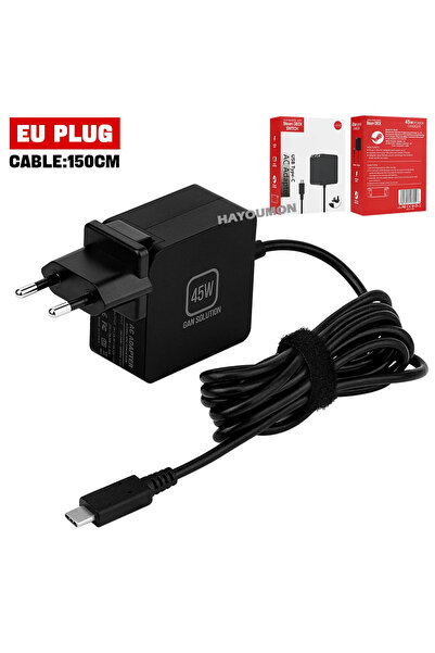 Choice EU Plug Fast Charger for Steam Deck 45W Power Supply PD Protocol 20V/3...