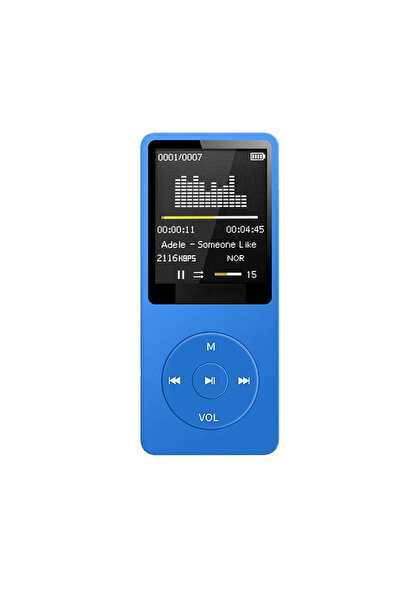 Choice3 مشغل موسيقى MP3 متعدد الوظائف Blue-No Memory HIFI Sound - شاشة عرض رق...