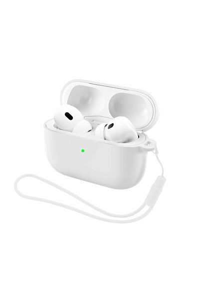 Choice1 غطاء حماية من السيليكون الناعم لسماعات AirPods Pro 3 باللون الأبيض