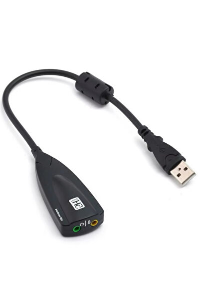 Choice بطاقة صوت USB سوداء خارجية عالية الجودة خاصة بألعاب الكمبيوتر، 5HV2 ست...