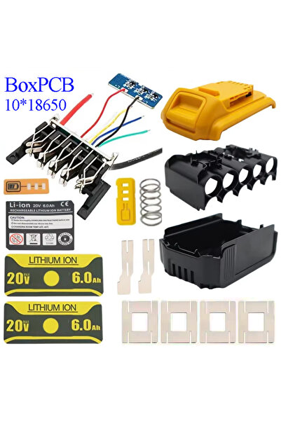 Choice BOXPCB 10X18650 Li-ion Battery Plastic Case PCB Charging Protection Ci...