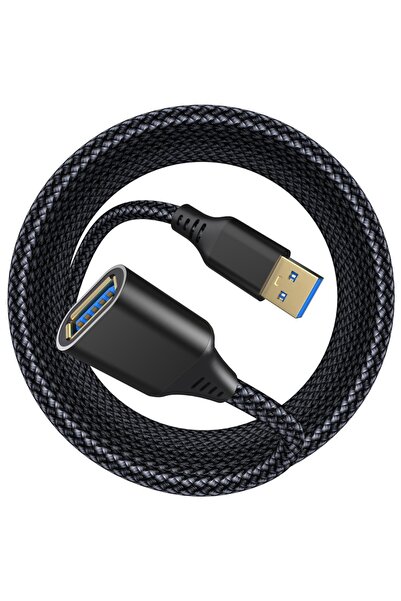 Choice4 كابل بيانات USB 3.0 مجدول عالي السرعة من LAIHONEN، أسود، 1 متر/3.3 قد...