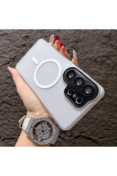 Choice40 حافظة سامسونج S26 ألترا بيضاء فاخرة غير لامعة لهواتف S26 S25 S24 S23...