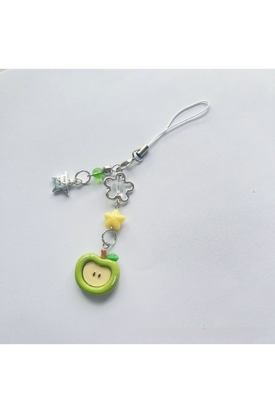Choice1 Style 2 Ins fruit pendant for airpods iphone cartoon crystal Xyun cha...
