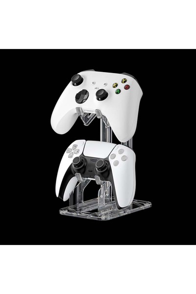 Choice حامل تحكم شفاف عالمي للألعاب لأجهزة Xbox وSwitch وPS5 وPS4، حامل عرض ش...