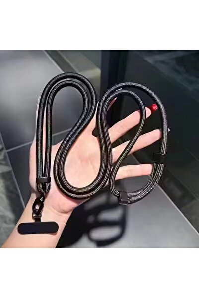 Choice4 Black-B Universal Adjustable Phone Lanyard Crossbody Necklace Strap P...
