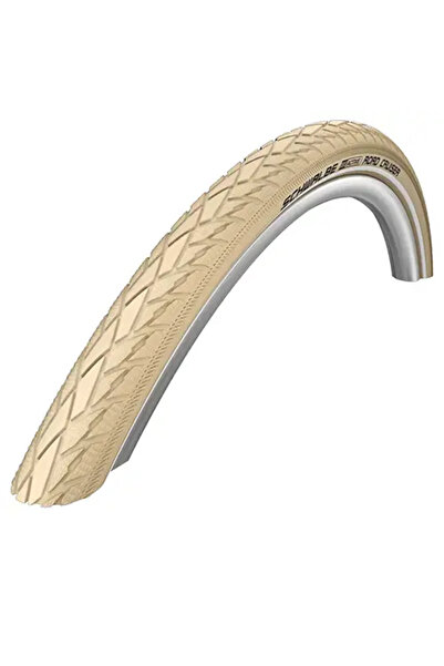Schwalbe Road Cruiser Active Line K-Guard Zırhlı Dış Lastik Krem 26x1.75 Refl...