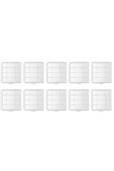Choice 10pcs 10pcs 4 Slots AA AAA Plastic Battery Holder Storage Box Battery ...
