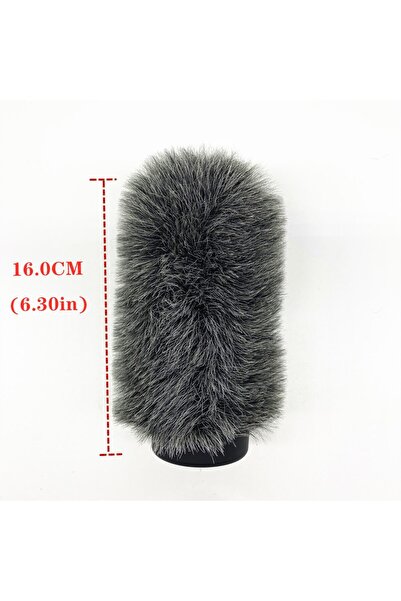 choice2 Grey 16.0CM Blue Mantis Dead Cat Slip-on Windshield Microphone Fur Co...