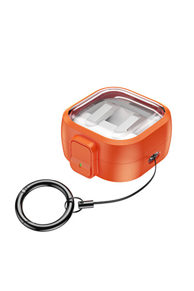 Choice4 Orange Security Lock Transparent Cover For Buds 4 / Buds 4 Pro Earbud...