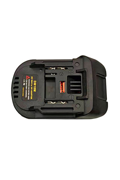 Choice محول شحن USB أسود DM18M لبطاريات ديوالت 20 فولت وميلووكي M18 18 فولت ا...