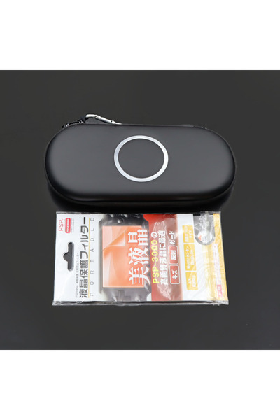 choice2 حقيبة حمل واقية صلبة من مادة EVA باللون الأسود لجهاز PSP 1000 2000 3000