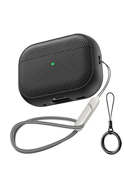 Choice غطاء حماية لسماعات AirPods Pro 2 باللون الأسود، متوافق مع AirPods Pro ...