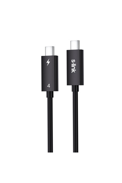 S-LINK SL-TC402 Thunderbolt 4.0 2m 8k 60Hz PD100W TypeC to TypeC 40Gbps Hızlı...