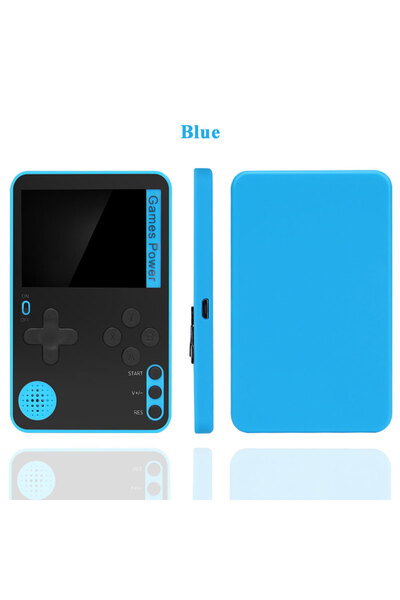 choice2 K10 Blue K10 Handheld Game Console FC500 Classic Games LCD Portable R...