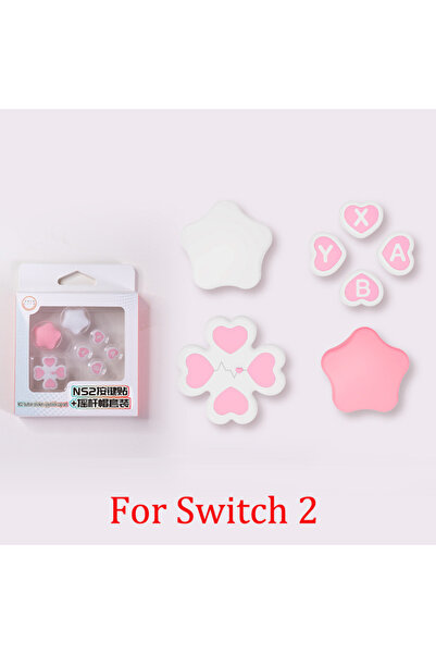 Choice7 غطاء حماية سيليكون ناعم لجهاز سويتش 2/NS مع أزرار D-pad وعصا التحكم و...