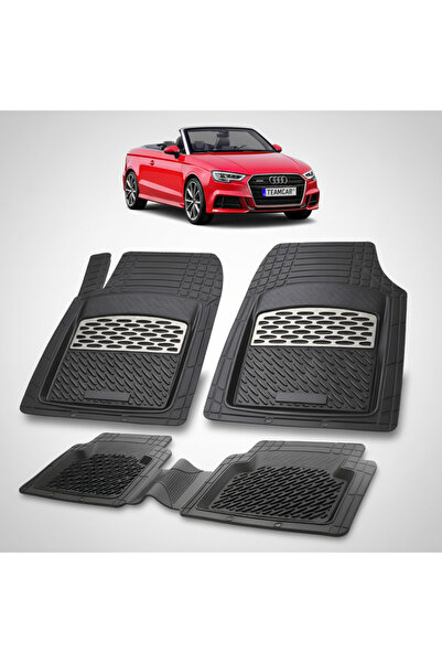 TEAMCAR Συμβατά πατάκια δαπέδου για Audi A3 8V Cabriolet 2014-2020 |   Ασήμι
