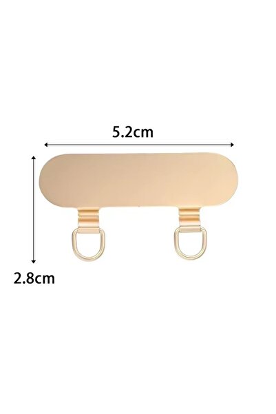Choice3 Gold 1/2pcs New Ultra-thin Stainless Steel Phone Tether Patch Replace...