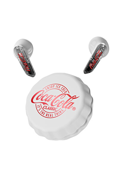 Choice1 WHITE Coca - Cola T13 True Wireless Earbuds, Semi - in - ear, 13mm Dy...
