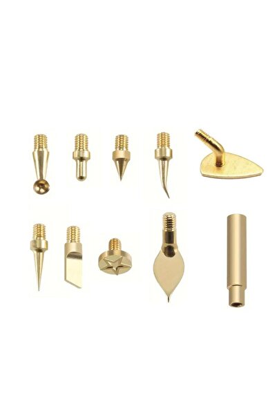 choice2 10pcs 【WY】7/9/10Pcs Heat Insert Nut Iron Tip M2 M3 M4 M5 M6 M8 Brass ...