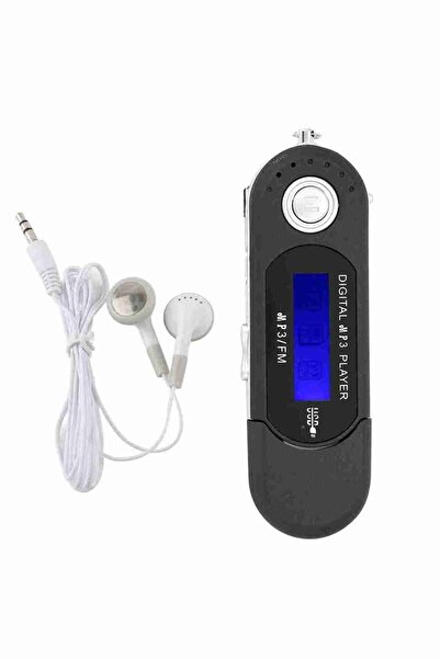 Choice مشغل MP3 أسود محمول USB MP3 مشغل موسيقى رقمي مشغل موسيقى MP3 USB راديو...
