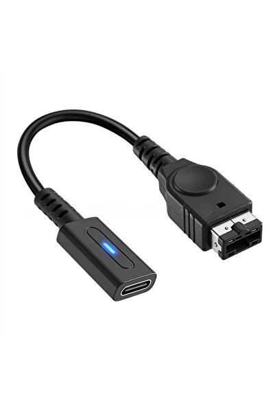 Choice كابل شحن أسود من النوع C PD لوحدة تحكم نينتندو GBA SP، سلك طاقة USB C ...