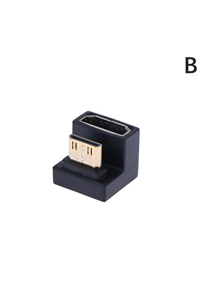 Choice محول HDMI متوافق على شكل حرف U بزاوية 360 درجة، محول صغير من HD إلى HDMI