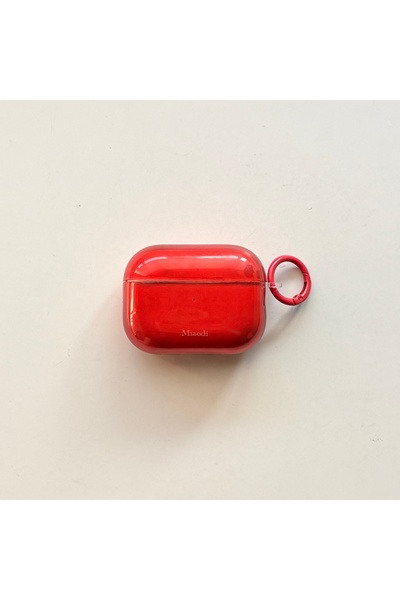 Choice26 For AirPods Pro Red Advanced Minimalist Solid Color Translucent Hook...