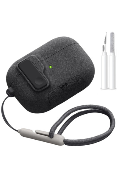 Choice9 غطاء حماية جديد مطور لسماعات AirPods Pro 3 باللون الرمادي مع قفل آمن ...